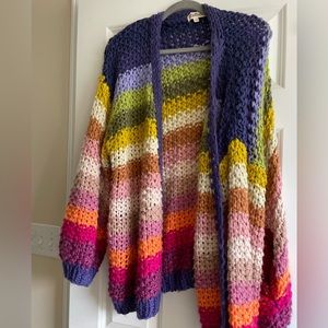 Listicle Rainbow Sweater